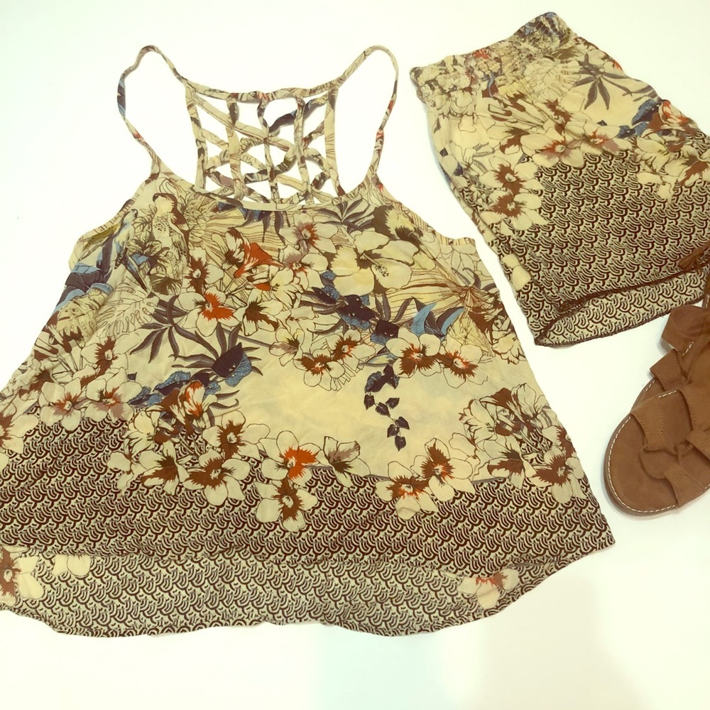 BOHO short set